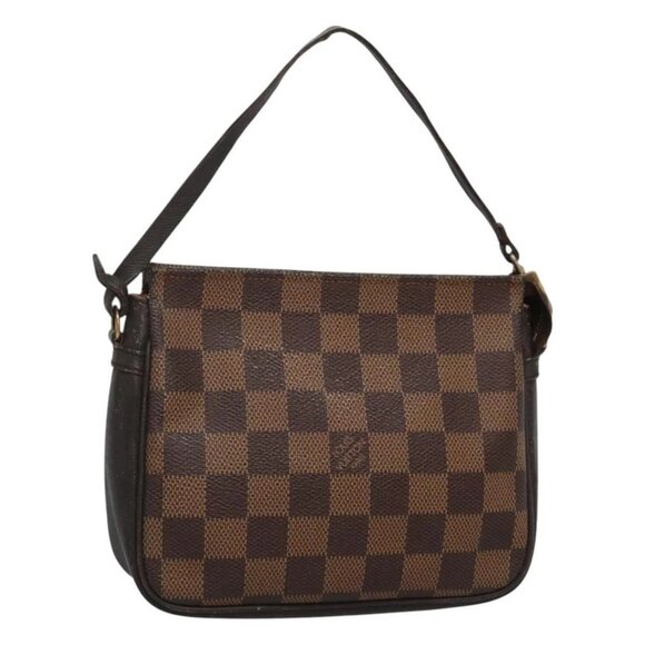 LOUIS VUITTON Damier Ebene Trousse Makeup Pouch - Picture 1 of 15